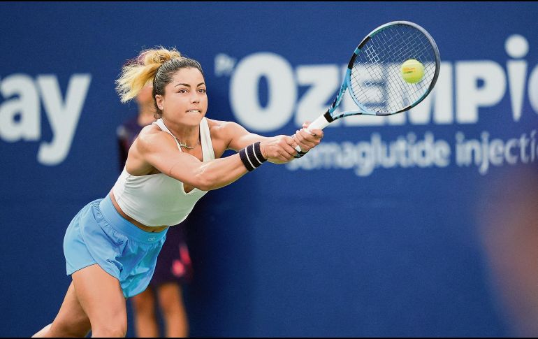 Renata Zarazúa. La mexicana debutará en el torneo de Guadalajara en la modalidad  de dobles. AFP