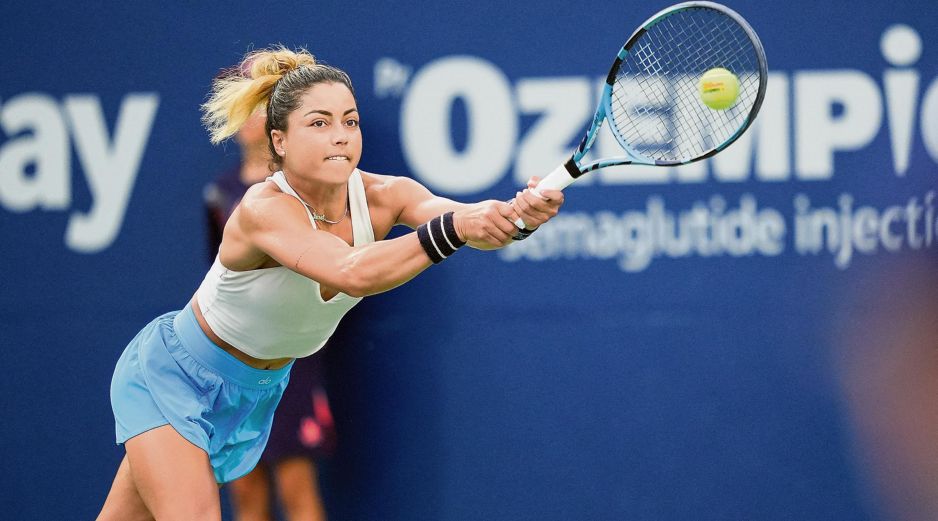 Renata Zarazúa. La mexicana debutará en el torneo de Guadalajara en la modalidad  de dobles. AFP