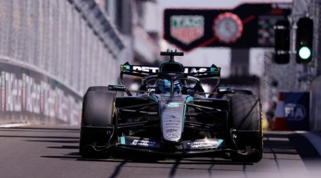 El piloto británico de Fórmula Uno George Russell, de la escudería Mercedes. EFE/ J. Martín