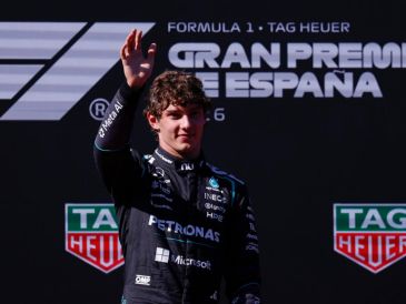 El italiano Andrea Kimi Antonelli (Mercedes), líder del campeonato, ganó este domingo el Gran Premio de España, el decimocuarto del Mundial de Fórmula Uno y la primera carrera de toda la historia disputada en el Madring. EFE/ A. Martin