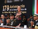 Las Fuerzas Armadas y juventudes militares reiteraron su lealtad y compromiso con la soberanía de México. ESPECIAL/Presidencia de México