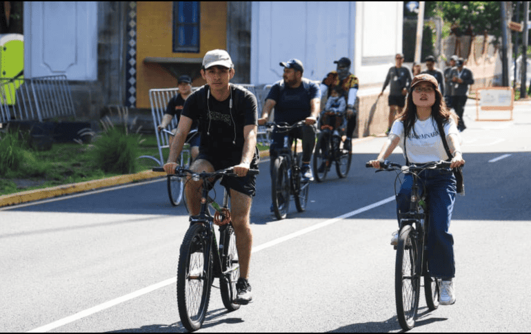 Rodar en la Vía Recreactiva  es una buena forma de hacer ejercicio en la ciudadEL INFORMADOR / J. ACOSTA