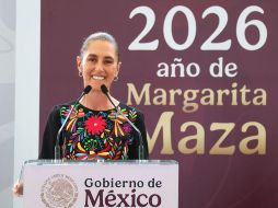 La presidenta destacó en Pachuca el bienestar y la alegría en el país, en un evento que fue marcado por el 