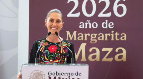 La presidenta destacó en Pachuca el bienestar y la alegría en el país, en un evento que fue marcado por el 
