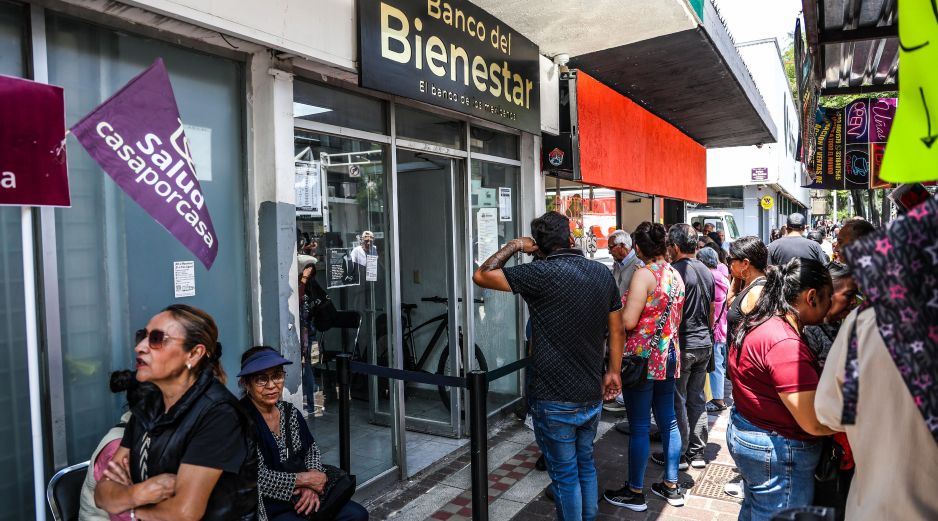 Los pagos regresarán de manera normal en las sucursales el jueves 17 de septiembre. EL INFORMADOR / ARCHIVO
