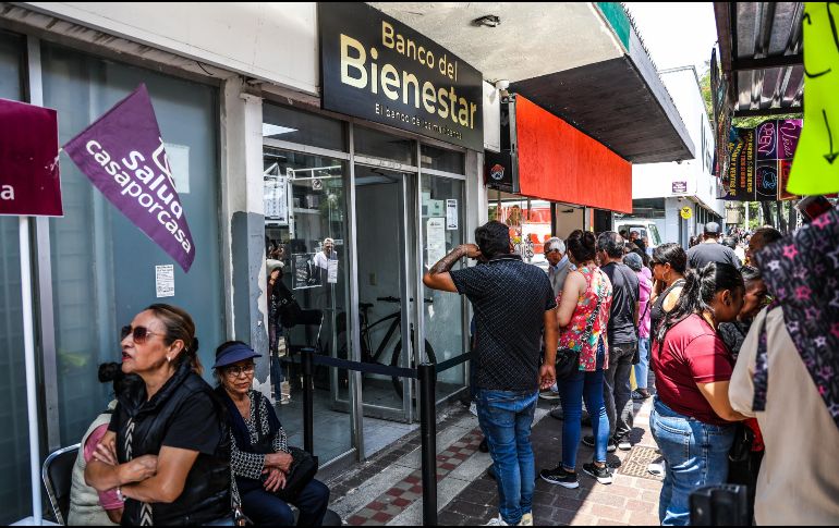 Los pagos regresarán de manera normal en las sucursales el jueves 17 de septiembre. EL INFORMADOR / ARCHIVO