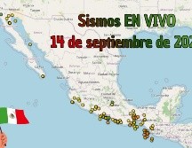 EN VIVO | Sismos en México | Lunes 14 de septiembre. ESPECIAL / SSN