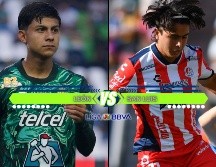 La actividad de la J8 llega a su fin este lunes, cuando los Esmeraldas de León reciban al Atlético de San Luis en su casa. ESPECIAL / IMAGO7 y CANVA