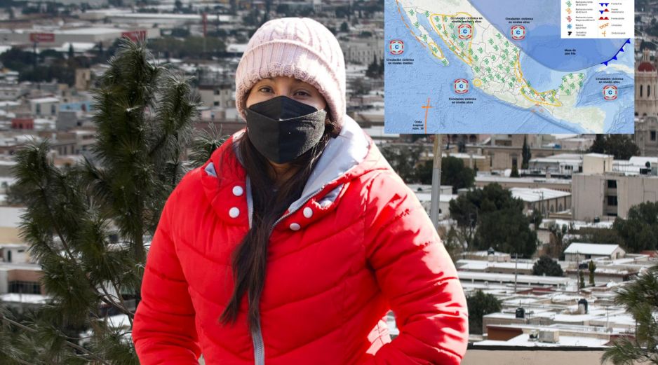El seguimiento de los frentes fríos que ingresan al territorio nacional comienza en septiembre y se mantiene hasta mayo del siguiente año. ESPECIAL / EFE, SUN y SMN