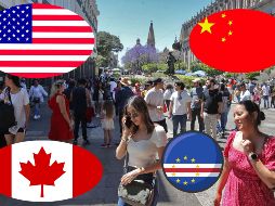 Turistas internacionales recorren los diversos destinos de México; Estados Unidos destaca como el principal país de origen de los visitantes. EL INFORMADOR / ARCHIVO