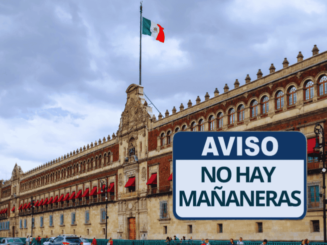 Sheinbaum informó que sus habituales conferencias matutinas serán suspendidas durante los días martes 15 y miércoles 16 de septiembre. ESPECIAL / CANVA
