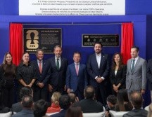 En el acto estuvieron presentes el gobernador de Jalisco, Pablo Lemus; la alcaldesa de Guadalajara, Verónica Delgadillo; el alcalde de Zapopan, Juan José Frangie, y el propietario de Chivas, Amaury Vergara. EL INFORMADOR / A. Navarro