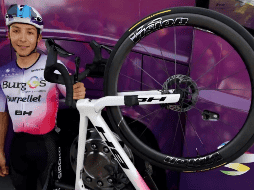 César Macías, el segundo mejor ciclista de México, es la gran ausencia en el equipo liderado por Isaac del Toro para el Mundial de Ciclismo en Montreal. EFE / J. Lizón