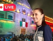 La Mandataria mexicana dará el Grito de Independencia desde el balcón de Palacio Nacional ante miles de asistentes al Zócalo. EFE / J. Méndez / SUN / ARCHIVO