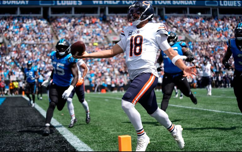 Los Bears vencieron 59-37 a Carolina y se quedaron a tres puntos de igualar el récord de Atlanta, vigente desde hace 53 años, de más puntos en la Semana 1. AP / E. Verduzco
