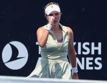 Kayla Day se impuso ante Elvina Kalieva en sets corridos durante un disputado encuentro de más de dos horas y media en el Guadalajara Open. CORTESÍA.