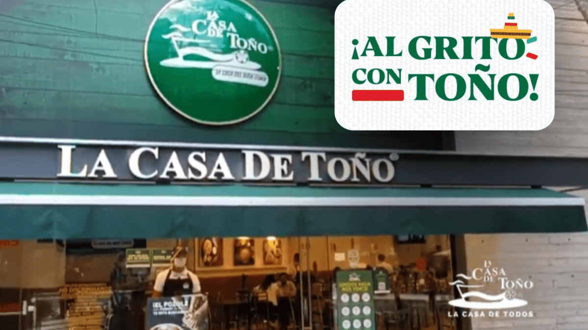 Estas son las sucursales La Casa de Toño que tendrán servicio solo para llevar el 15 de septiembre