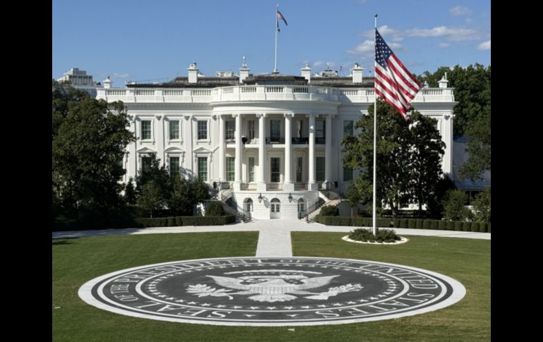 El mandatario de EU presumió una fotografía de la nueva construcción en su red Truth Social. TRUTH SOCIAL/@realDonaldTrump
