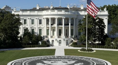 El mandatario de EU presumió una fotografía de la nueva construcción en su red Truth Social. TRUTH SOCIAL/@realDonaldTrump