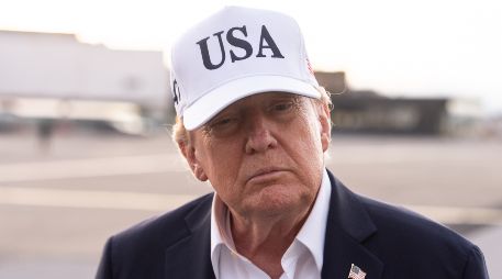 Donald Trump no deja de criticar a grandes figuras tecnológicas que han pedido regular la IA ante su avance a pasos agigantados. AP/J. Demaree