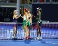 Giuliana Olmos y Asia Muhammad quedaron eliminadas en la primera ronda de dobles del Guadalajara Open 2026 tras ser remontadas por Momoko Kobori y Peangtam Plipuech. CORTESÍA/GDL OPEN.