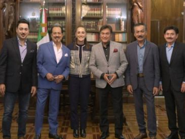Antes de su concierto del 15 de septiembre, Los Tigres del Norte se reunieron con Sheinbaum. X/Claudiashein