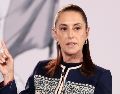 Claudia Sheinbaum pidió que se transparenten los mecanismos de las plataformas para seleccionar el contenido que muestran a sus usuarios. EFE/J. Méndez