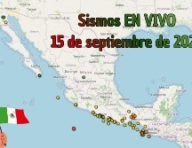 EN VIVO | Sismos en México | Martes 15 de septiembre. ESPECIAL / SSN