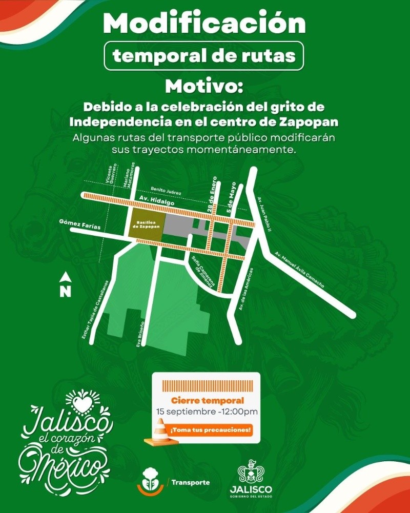 CORTESÍA/ Secretaría de Transporte del Gobierno de Jalisco.&nbsp;