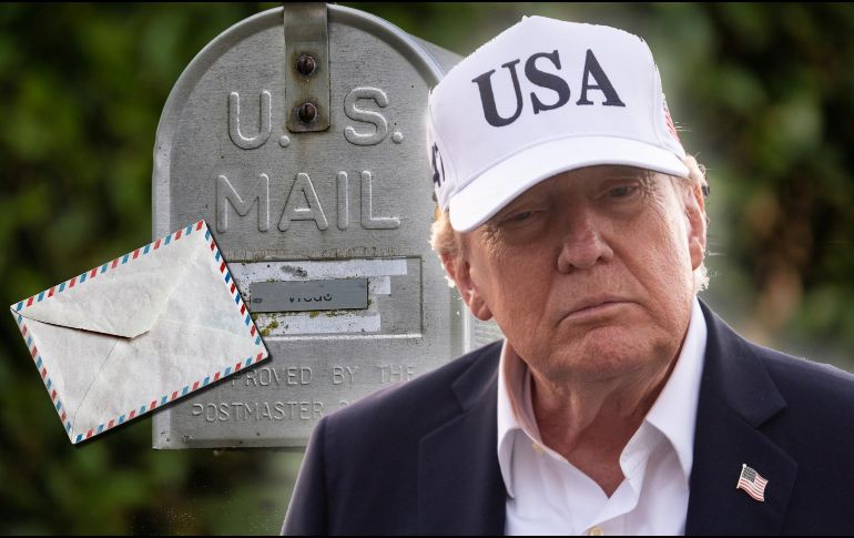 Trump se ha opuesto al voto por correo y lo culpó de su derrota electoral de 2020. ESPECIAL / UNSPLASH Wolfgang Vrede / AP / ARCHIVO
