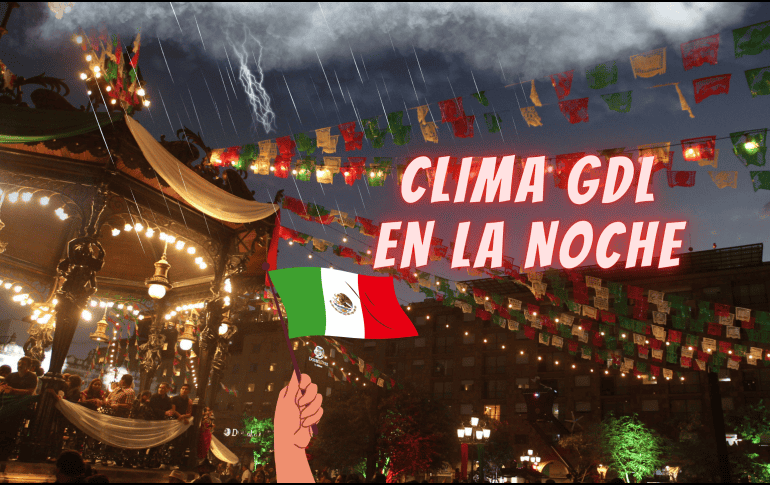 Para que esta noche del 15 de septiembre se pueda disfrutar, es importante estar informado sobre el pronóstico del clima en Guadalajara y celebrar sin imprevistos el Grito. EL INFORMADOR / ARCHIVO