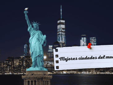 Nueva York encabeza la lista mundial, consolidando su innegable poderío económico. ESPECIAL / CANVA