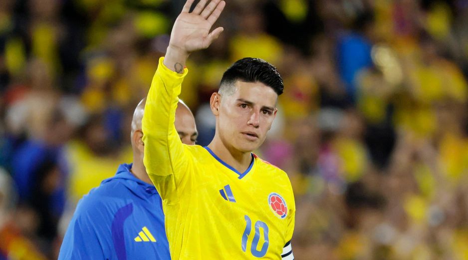 James Rodríguez es el jugador que más veces ha vestido la camiseta del equipo nacional de Colombia y es el segundo máximo artillero. EFE / ARCHIVO
