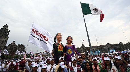 Morena continúa con su estrategia rumbo a los comicios del siguiente año. AFP/ARCHIVO