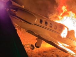 El piloto del avión Cessna 550 Bravo intentaba aterrizar en el aeródromo de Parelhas cuando se salió de la pista tras una maniobra arriesgada. CAPTURA DE VIDEO