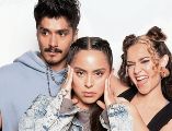 El elenco de la serie “Detrás del telón”, con Ceci Lozava al centro. ESPECIAL