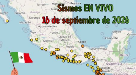 EN VIVO | Sismos en México | Miércoles 16 de septiembre. ESPECIAL / SSN