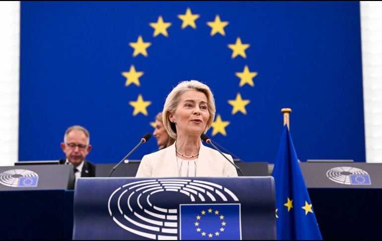 Ursula Von der Leyen no hizo ninguna referencia a los juegos en línea ni a los chatbots de IA, pero el proyecto de ley se aplicará tanto a las redes sociales como a los asistentes de inteligencia artificial, los chatbots y los juegos en línea. AFP / J. C. Verhaegen