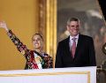 La presencia de Jesús María Tarriba en el Grito de Independencia generó preguntas sobre su papel junto a la Presidenta. EFE/ ARCHIVO