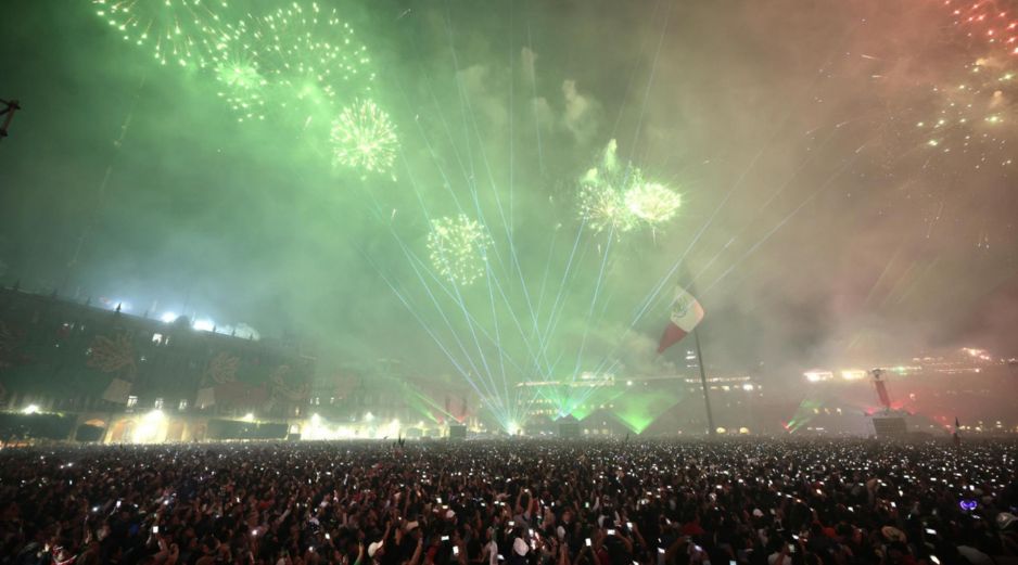 Durante el 216.º aniversario de la Independencia, Claudia Sheinbaum omitió algunos nombres para incluir a Antonia Nava en sus vítores. EFE / ARCHIVO