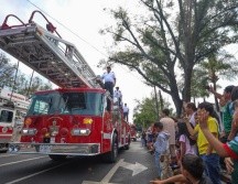 Ante miles de ciudadanos, se llevó a cabo el tradicional Desfile Cívico-Militar en Guadalajara por el 216 aniversario del inicio de la Independencia de México. EL INFORMADOR / A. Navarro