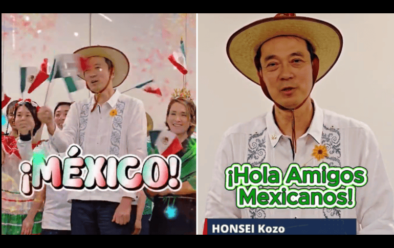 El video compartido en X del embajador de Japón en México cantando “Cielito Lindo” en japonés se ha vuelto viral en redes sociales. X / @JapanEmb_Mexico