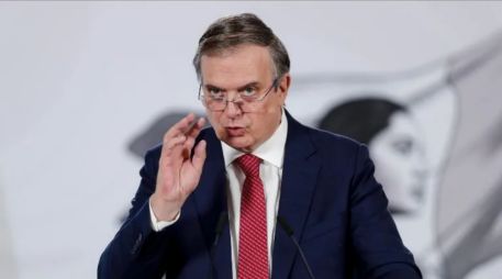 Ebrard reitera que México seguirá trabajando en la revisión comercial sin atarse al calendario electoral de Estados Unidos. EFE/ARCHIVO.