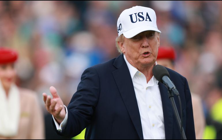 Donald Trump amenazó con imponer severos aranceles o suspender el comercio con Europa si la Unión Europea concreta la inclusión de Canadá bajo una figura especial de asociación. EFE.