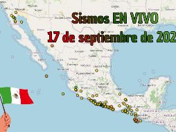EN VIVO | Sismos en México | Jueves 17 de septiembre. ESPECIAL / SSN