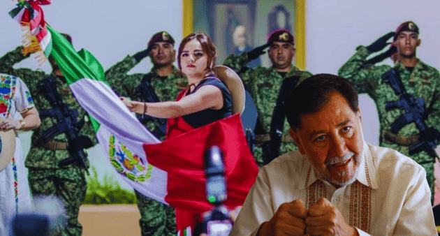 Noroña llama fachosa a Grecia Quiroz: El nuevo escándalo tras el Grito en Uruapan (VIDEO)