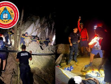 A raíz de este rescate, la dependencia emitió una serie de directrices para quienes planean visitar ríos, cascadas y otras áreas naturales de Puerto Vallarta. ESPECIAL / FACEBOOK Protección Civil y Bomberos Puerto Vallarta