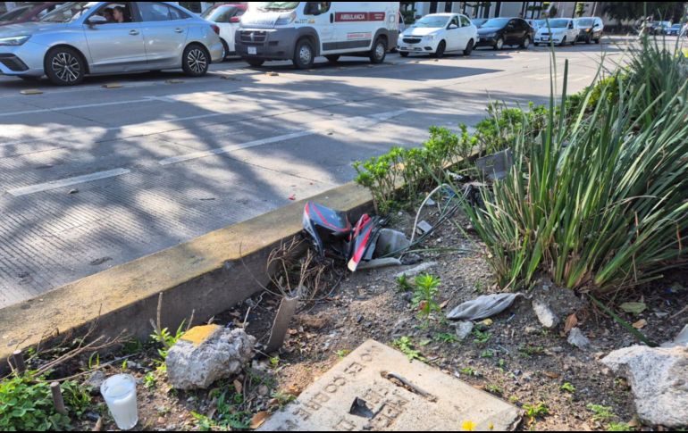 El hecho fue atendido por elementos de la Policía de Guadalajara, confirmó la Policía Vial. EL INFORMADOR/ R. Bobadilla