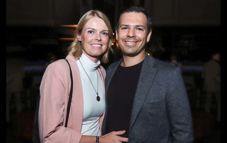 Michelle Klei y Luis Carlos Pérez. GENTE BIEN JALISCO / Coctel de bienvenida y ceremonia de sorteo del Guadalajara Open WTA 500