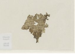 Este pedazo de papel tiene mil 700 años y pudo pertenecer a un lector de Egipto. EFE / Universidad de Utrecht